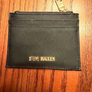 Steve Madden Black and Gold Card Holder